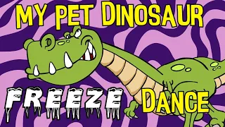 🎵 My Pet Dinosaur 🎵 Freeze Dance and Brain Break