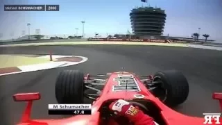 F1 Challenging corners onboard | F1 2004-2015 - Turns 9-10 (Bahrain)