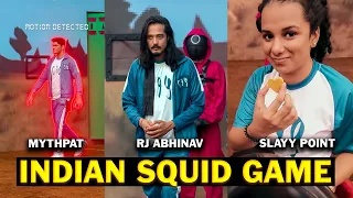 Indian Squid Game ft. @Mythpat @SlayyPointOfficial @RJAbhinavv & More #shorts @NetflixIndiaOfficial