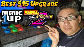 Easy Sanwa Button Installation Tutorial - Arcade1Up Marvel vs Capcom 2 | MvC2