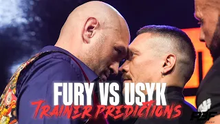 TYSON FURY VS OLEKSANDR USYK- TRAINERS, PUNDITS & PROMOTER PREDICTIONS (EDDIE HEARN, MCGUIGAN, MORE)