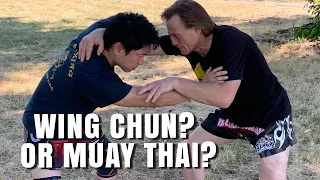 How Wing Chun Chi Sao Improves Your Muay Thai Clinch | Coach Greg Nelson