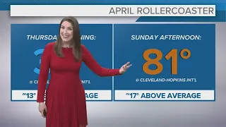 Cleveland weather: Sunshine on Thursday with temps in the 50s in Northeast Ohio