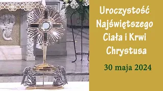 30.05 g.19:00 Urocz. Najświętszego Ciała i Krwi Chrystusa | Msza święta | NIEPOKALANÓW – bazylika