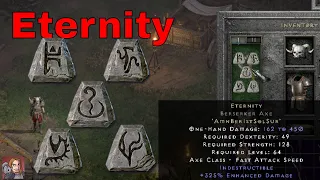 Diablo II Resurrected Rune Words - Eternity (Amn Ber Ist Sol Sur)