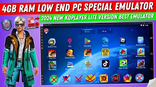 KoPlayer Lite 4GB Ram Low End PC Special New Emulator | Best Android Emulator For Free Fire For PC