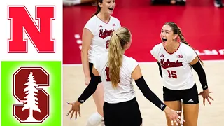 #4 Nebraska vs #5 Stanford Highlights | NCAA Women's Volleyball | 2023 College Volleyball