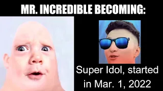HISTORY OF MR. INCREDIBLE MEMES2: (mr incredible becoming old)