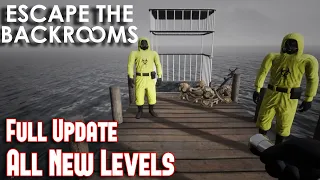 Escape The Backrooms | New Update! | Max, Ryan and Greg play through all the new levels!
