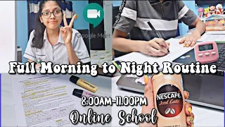 💻Online School: Day in my Life🌥[8.00AM-11.00PM] Realistic Morning to Night Routine|Pragati shreya