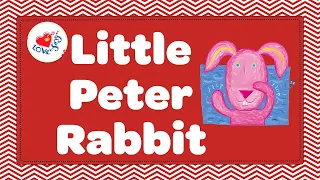 Little Peter Rabbit With Lyrics | Kids Animal Songs with Lyrics