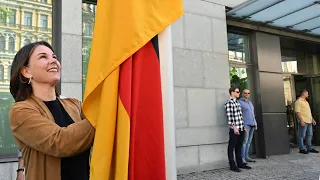 Baerbock kündigt in Kiew Wiedereröffnung der deutschen Botschaft an | AFP