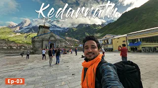 Kedarnath Yatra, Sonprayag to Kedarnath Temple, 16km Trekking || Kedarnath Yatra Ep03
