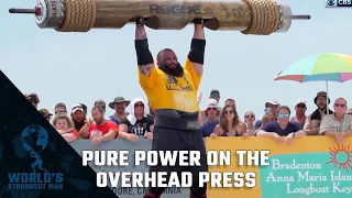 2019 World’s Strongest Man | Overhead Press Part 4