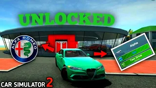 Buying Alpha Romeo Giulia | Car Simulator 2 | New Update