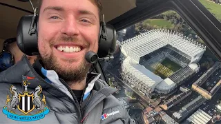 ST JAMES PARK HELICOPTER TOUR! Newcastle United!