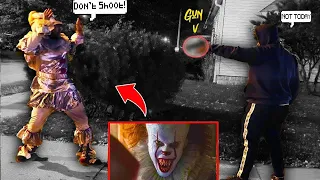 The Scariest Halloween Prank Fail: IT Clown gone Wrong at 3AM