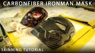 Carbonfiber Skinning or Wrapping Tutorial - Ironman & Spiderman Mask