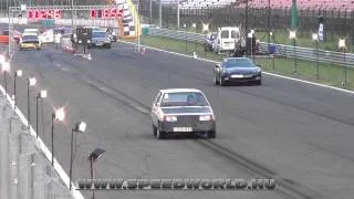 Lada Samara vs Chevrolet Corvette C6 - Drag - Hungaroring 2011 - 1080p HD