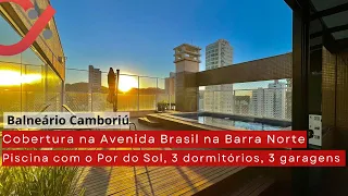 Cobertura no Edifício Costa Insolaratta em Balneário Camboriú, Duplex com piscina para o por do Sol