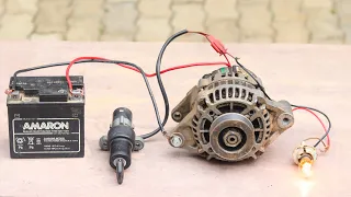 How to Wiring Car Alternator With Ignition Switch | How to Wiring Car Alternator and Ignition