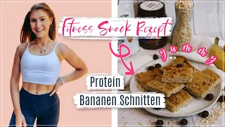 Fitness-Rezept 😋 Protein-Bananen-Schnitten (einfach & lecker 💕)