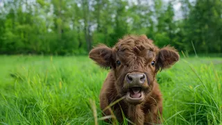 Calves on Fresh Grass (First Time!)