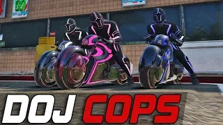 Dept. of Justice Cops #402 | Tron Bike Trio