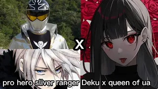 pro hero ranger Deku x queen of ua | pt1 the sliver guardian