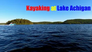 Lake Achigan Journey with Inflatable Kayak- ITIWIT 3  | 4K Kayaking Near Montreal, Canada