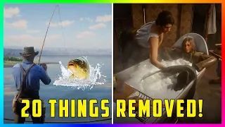 20 Things REMOVED From Red Dead Redemption 2! (RDR2)