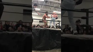 GCW - Orange Cassidy avoiding Joey Ryan’s ding dong.