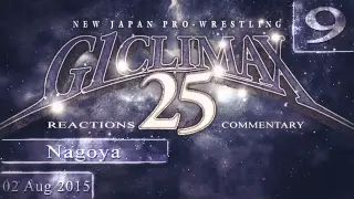 NJPW G1 Climax 2015 Day 9 ENGLISH COMMENTARY - Part 1 / 2