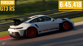 Porsche 992 GT3 RS - Nurburgring Nordschleife Time Attack SS Tyres GT7
