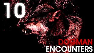 10 SPOOKY WEREWOLF ENCOUNTERS (Dogman, Werewolfs) - WWhat Lurks Beneath