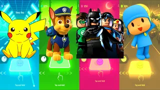 Pikachu 🔴 Paw Patrol 🔴 Lego DC Super Heroes 🔴 Pocoyo 🔴 Tiles Hop Edm Rush