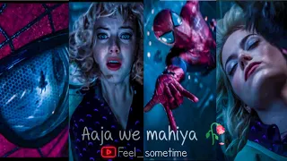 🥀Aaja we mahiya | The Amazing spider-man status | Spider Man no way home status | Andrew Garfield