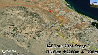 UAE Tour 2024 Stage 3 - Men : Al Marjan Island to Jebel Jais (February 21, 2024)