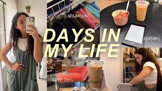 VLOG: first time doing this! ☕️🤭📚 spring cleaning, at-home nails, perfect saturday, taking a break?