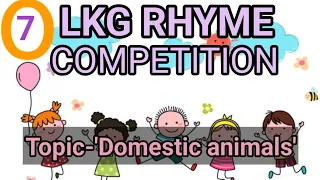 LKG rhyme|Domestic animals