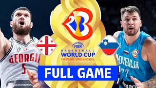 Georgia v Slovenia | Full Basketball Game | FIBA Basketball World Cup 2023