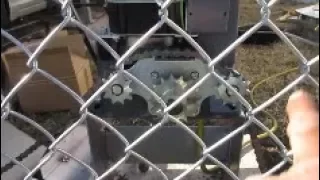 Part 4 attaching the chain sliding gate opener SL600AC