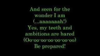 Be Prepared   lyrics