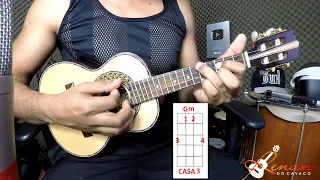 Tutorial Cifras - Mina de Fé - OS MORENOS - Cavaquinho - Simplificada