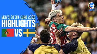 Portugal vs Sweden Highlights | Semi-final | M20 EHF EURO 2022