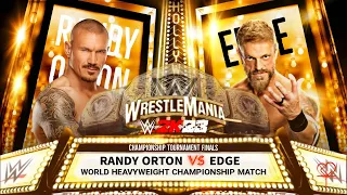 WWE 2K23 - WORLD HEAVYWEIGHT CHAMPIONSHIP TOURNAMENT : FINALS {RANDY ORTON vs. EDGE}