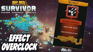 Overclocking The Boltshark To Do MASSIVE EFFECT DAMAGE! | Deep Rock Galactic Survivor