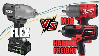 The New FLEX High Torque vs HF Earthquake & Milwaukee: Dyno Test