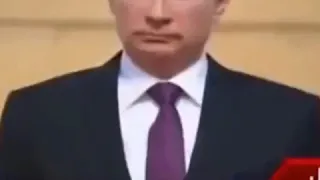 Putin in Syria is subjected to a terrible performance of Russian national anthem.