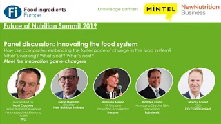 Innovating the food system panel discussion Fi Europe 2019